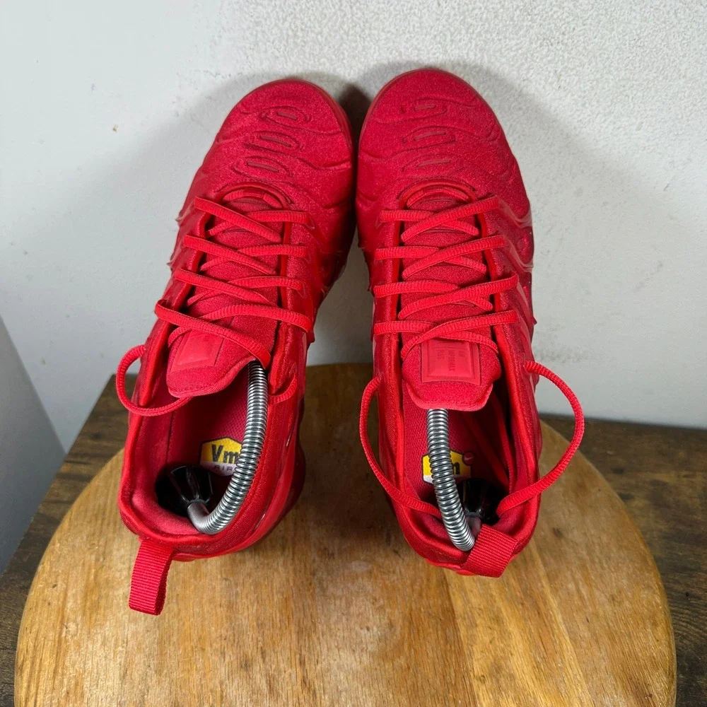 Nike Air VaporMax Plus University Red Mens CW6973-600 Running Shoes Size 7.5